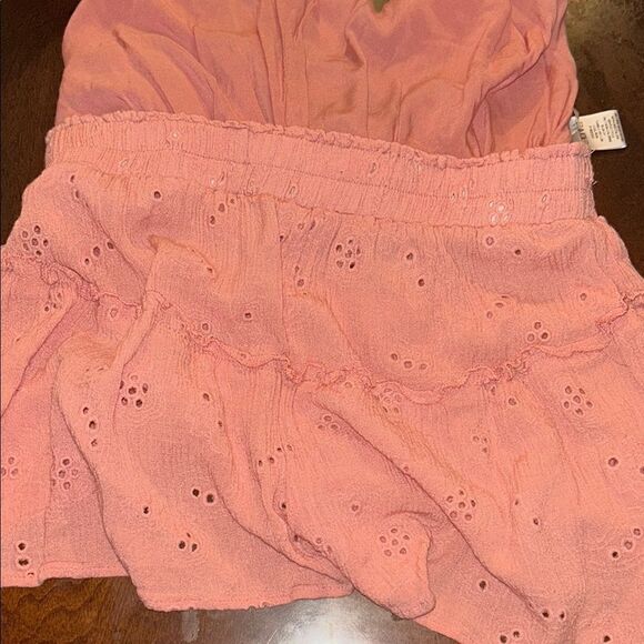 Pink Ruffled Buttoned Tank Top Matching Set - Picture 9 of 9